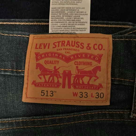 Men’s 513™ SLIM STRAIGHT LEVI'S® FLEX MEN'S JEANS - Picture 5 of 9